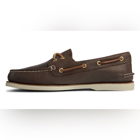 Sperry Authentic Original Gold Cup Mens Boat Shoes US9 0219493 Brown Leather - Picture 5 of 6
